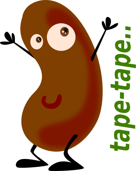 Yellow Bean Clip Art (474x596)
