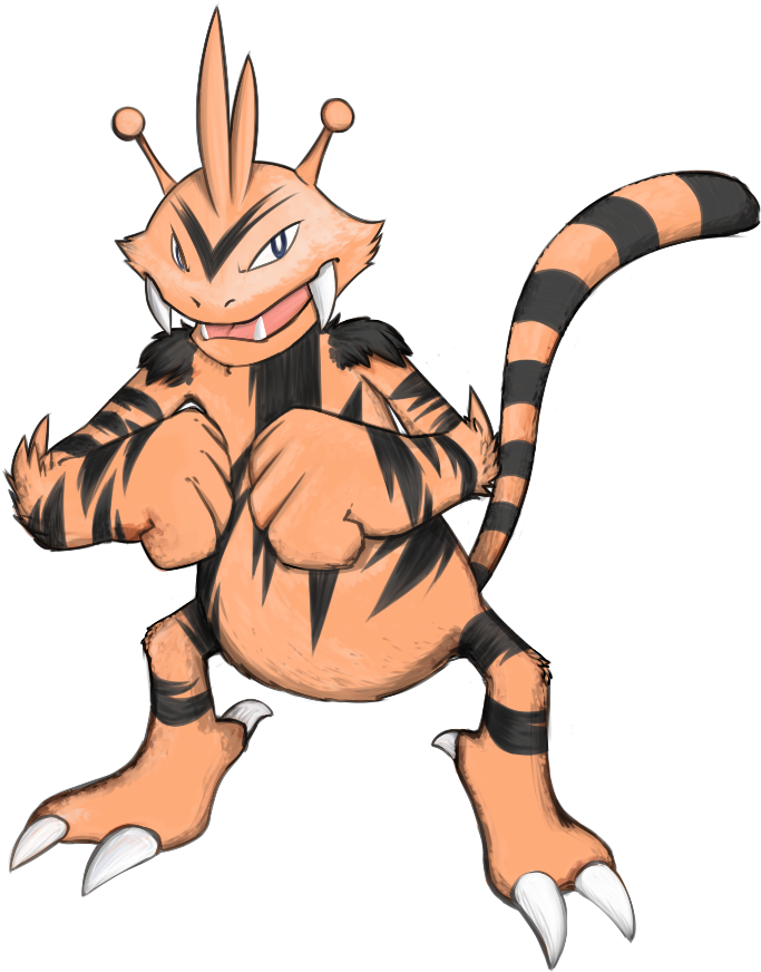 Shiny By Nicaranime - Electabuzz Shiny (830x909)