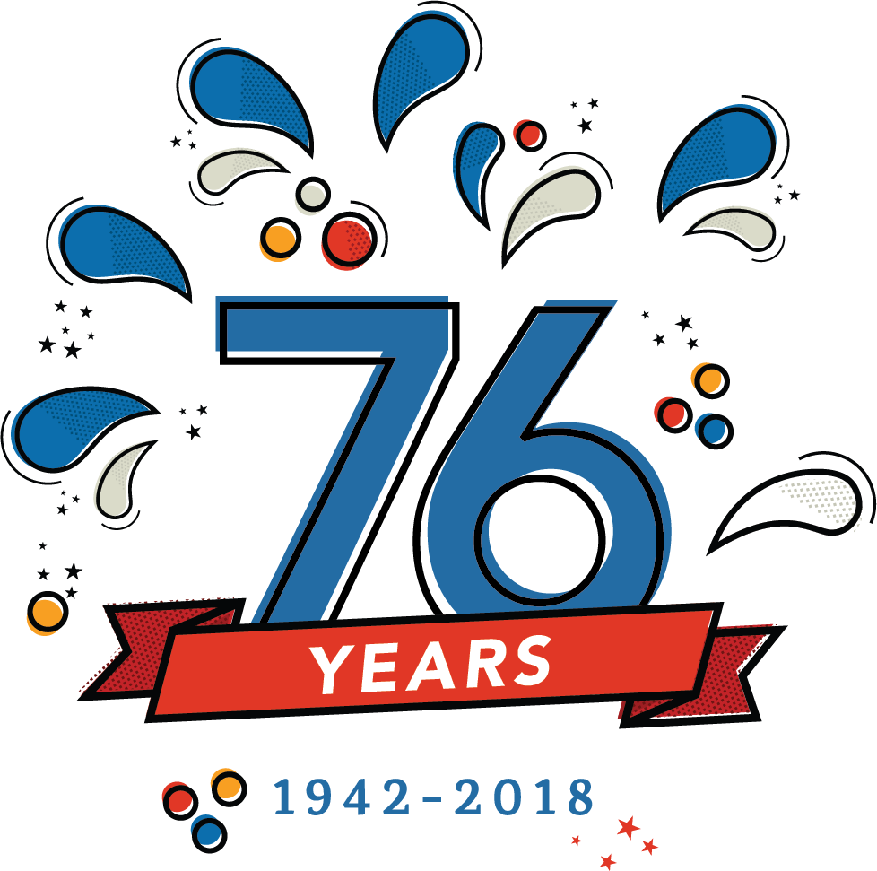 76 Year Logo Noborder - Portable Network Graphics (978x971)