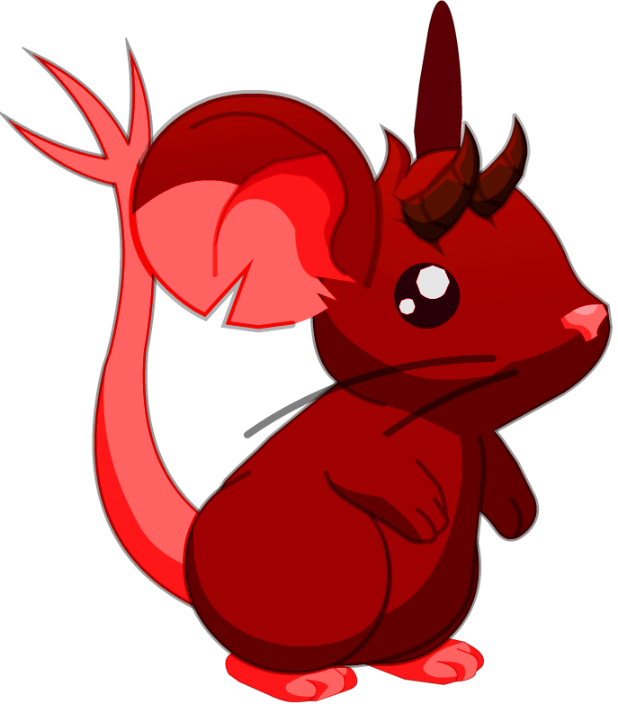 Devil Mouse By Dviie - Transformice Mouse Simpsons (687x782)
