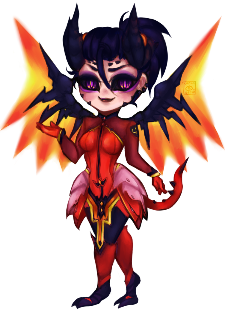 Devil Mercy By Monmemonster - Digital Art (750x1064)