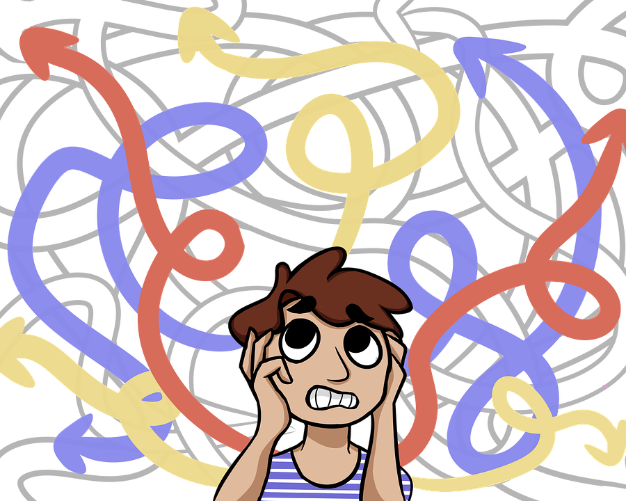 Big Brain Man Confusion Stock Vector Art & More Images - Algorithm (900x720)