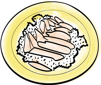 Chicken Rice - Circle (500x375)