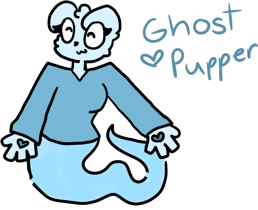 Ghost Pupper By Spaceoreos - Ghost Pupper By Spaceoreos (1024x768)