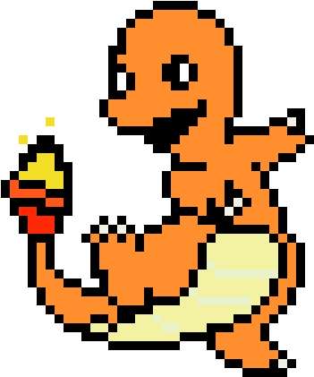 Charmander - Charmander Pixel Art (680x590)
