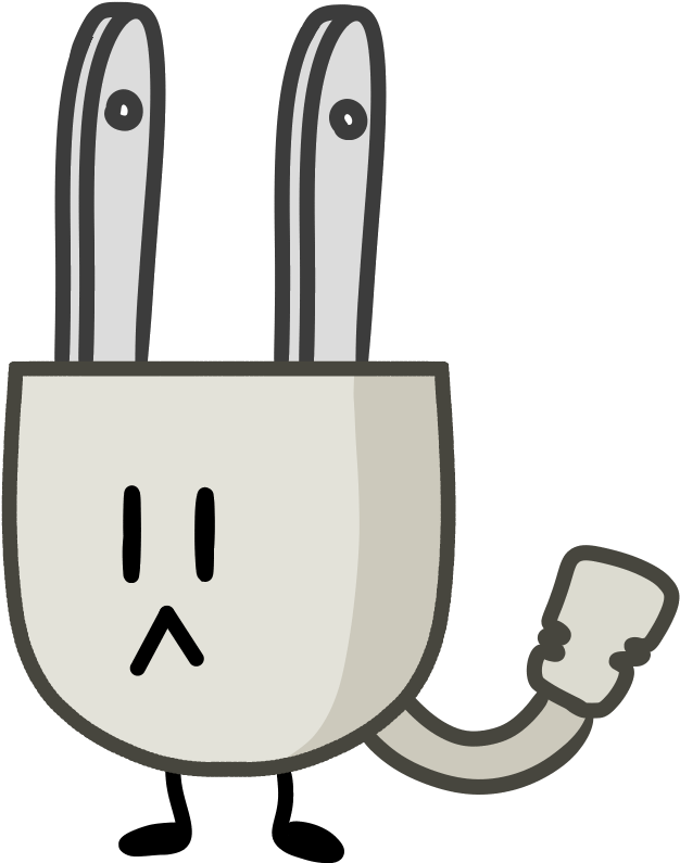 P-plug - Cartoon (900x900)
