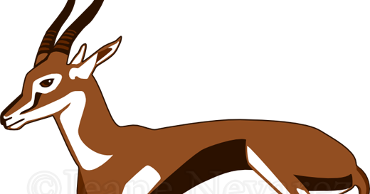 Pronghorn Antelope Clipart (520x273)