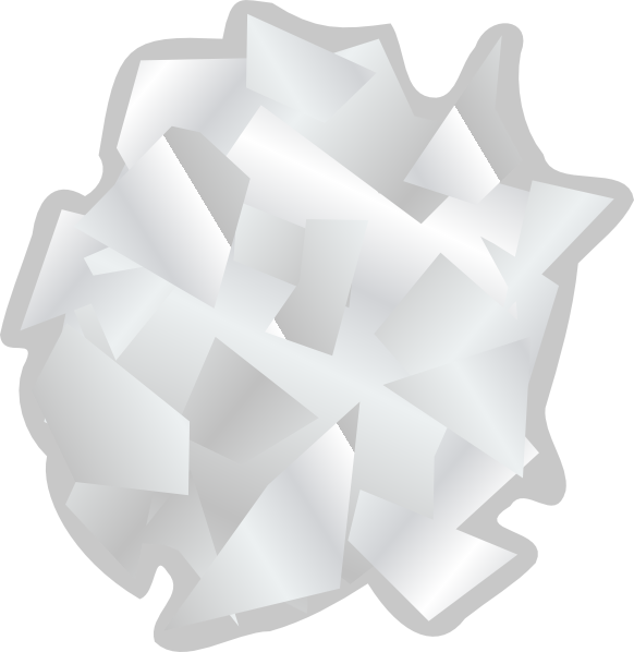 Free Vector Trash Clip Art - Crumble (582x598)
