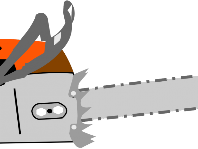 Chainsaw Clipart - Chainsaw (640x480)