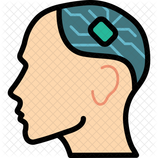 Brain Chip Icon - Brain Implant (512x512)