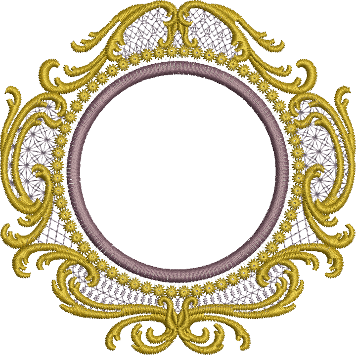 Old Gold Circle - Portable Network Graphics (720x719)