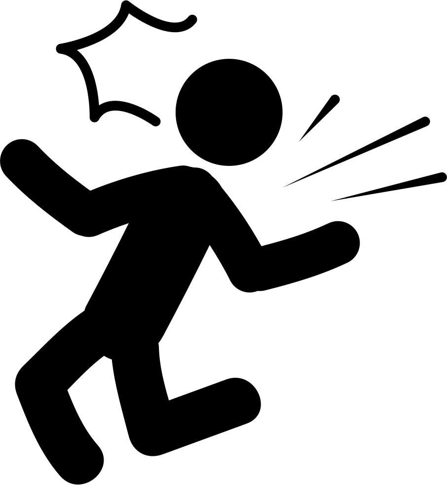 Knock Down Comments - Falling Svg (906x982)