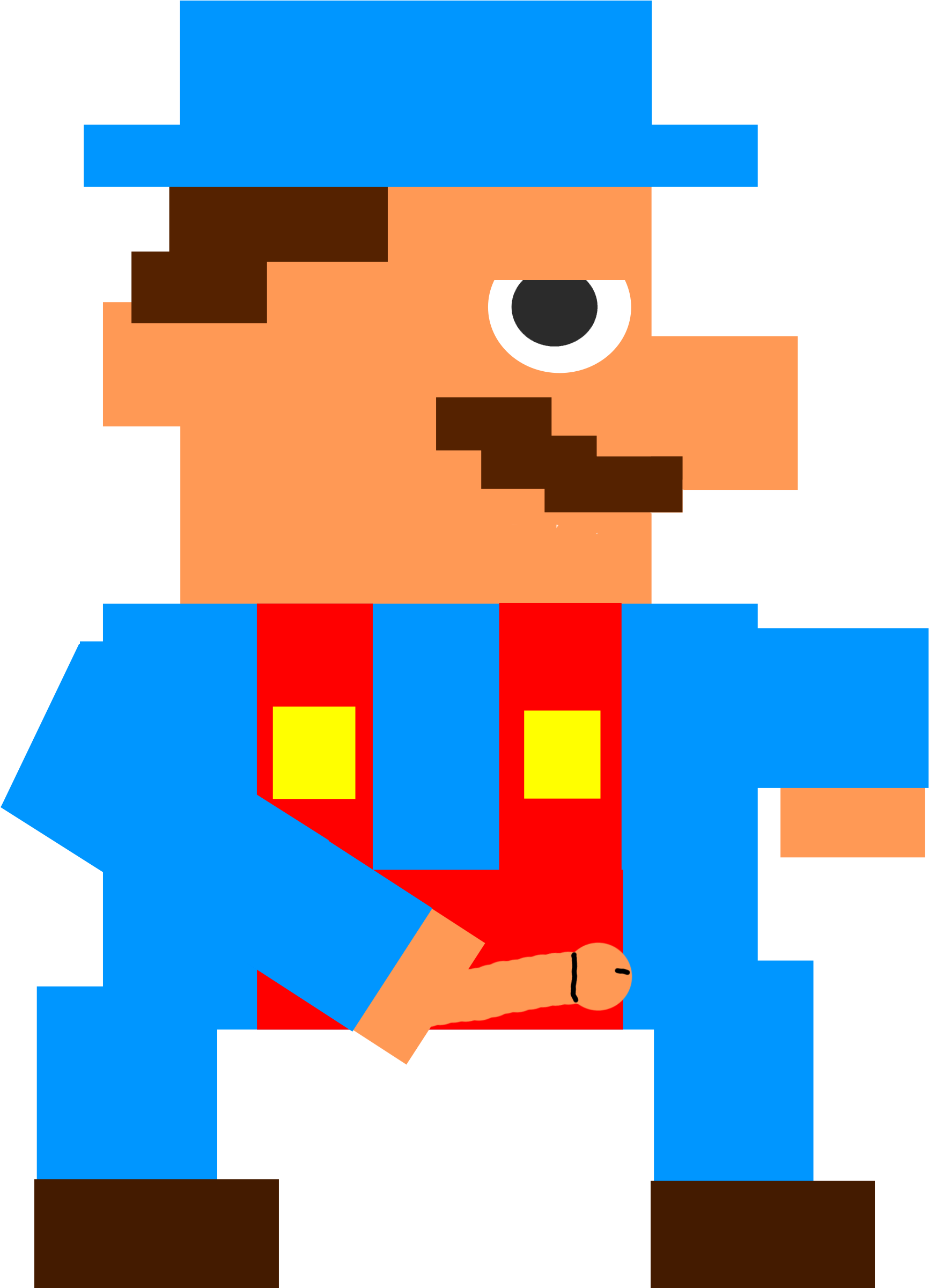 21 , - Pixel Guy Png (2123x2400)