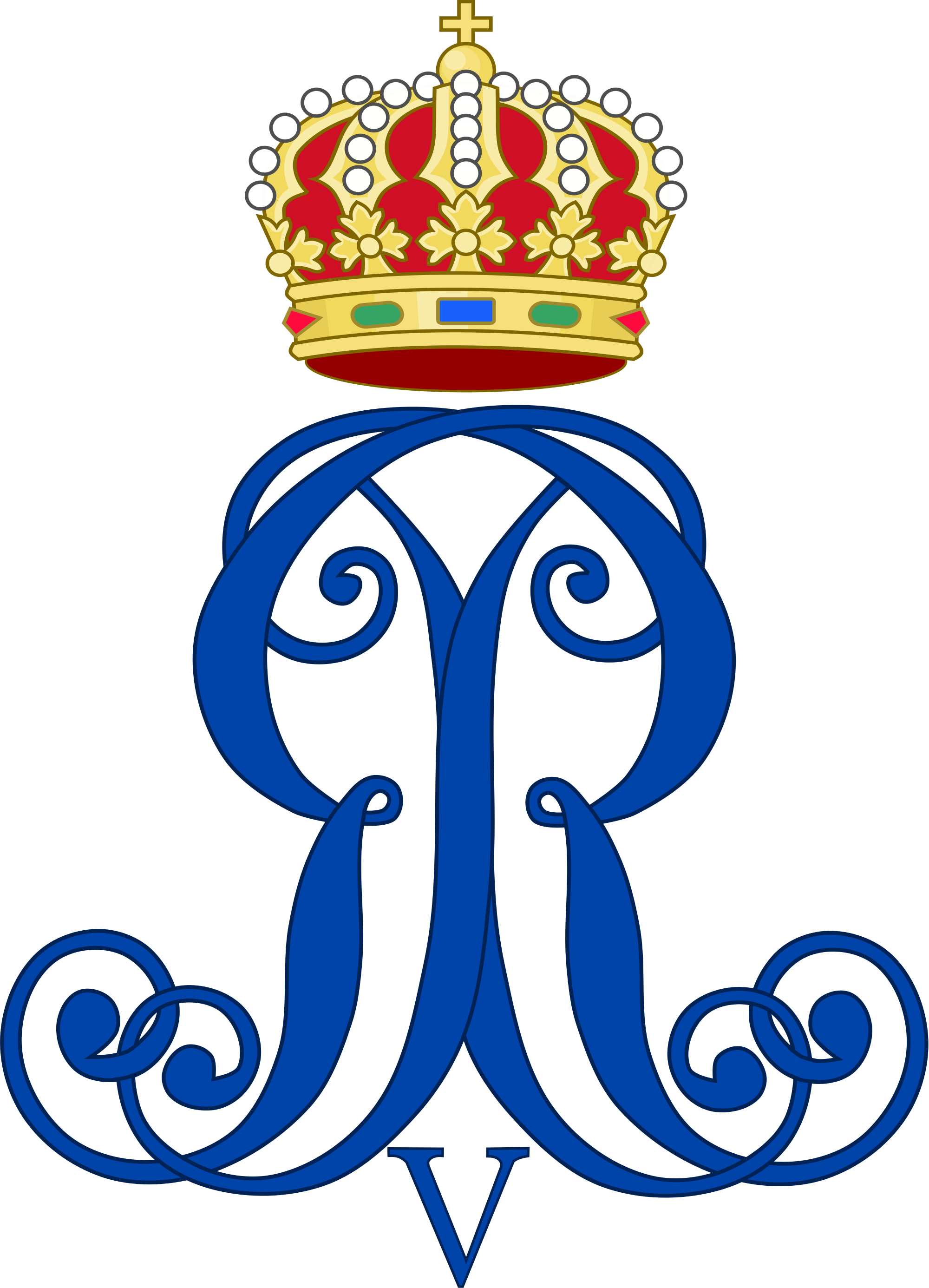 Open - King George V Monogram (2000x2772)