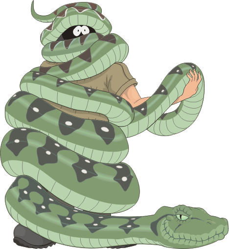 Kaa - Boa Constrictor By Shel Silverstein (468x509)