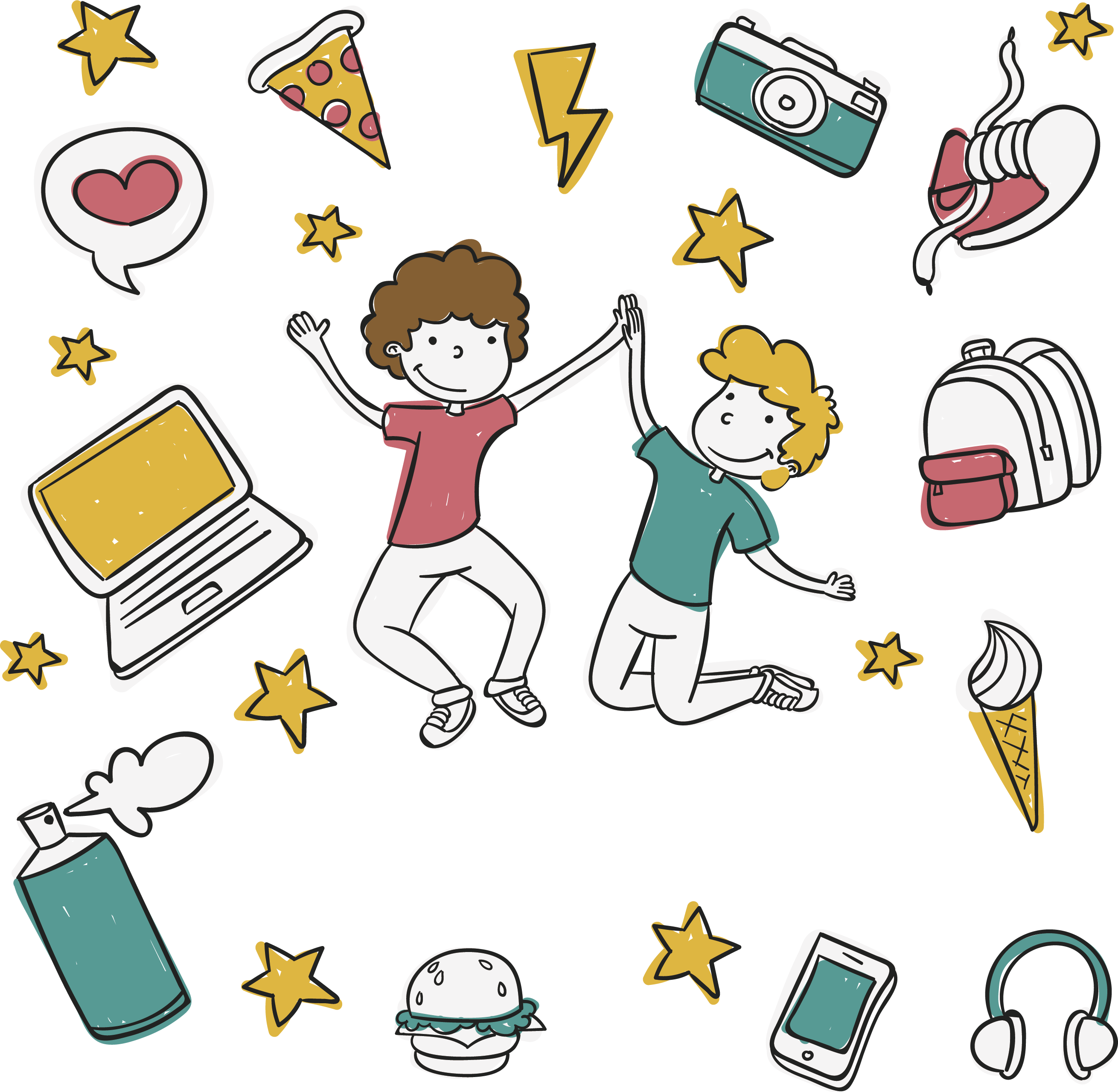 Drawing Cartoon Clip Art - Drawing (2620x2559)