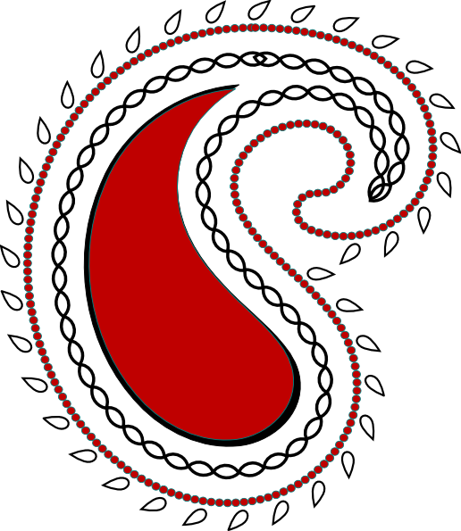 Clip Art Paislay (516x595)