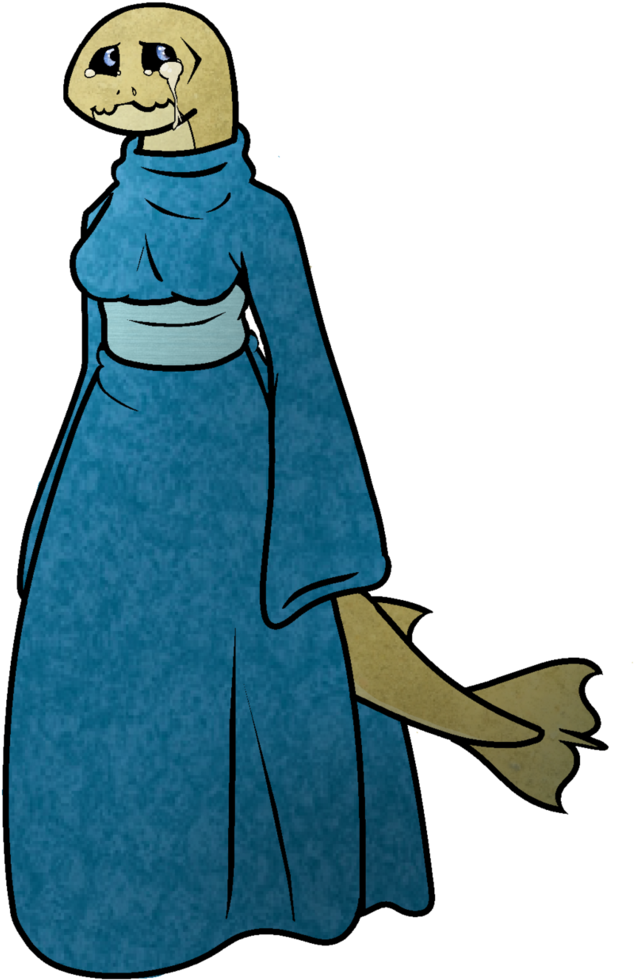 Sad Fish By Neytra - Cartoon (757x1054)