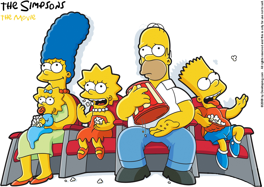 Image - Les Simpsons Png (1024x768)