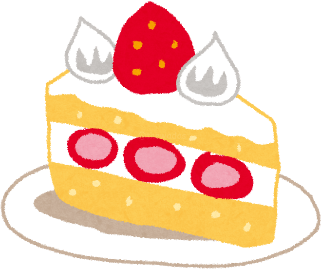 Super Cheap And Yummy - いちご の ケーキ イラスト (675x577)