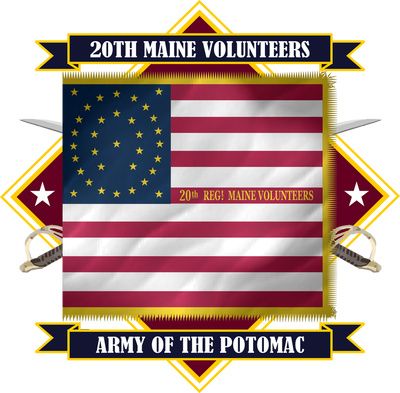 Northern Commanders - Cafepress 20th Maine Diamond Round Car Magnet Magnetic (400x393)