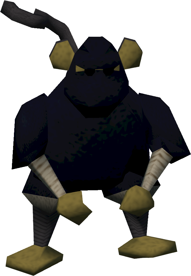 Unarmed Monkey Guard - Illustration (671x969)