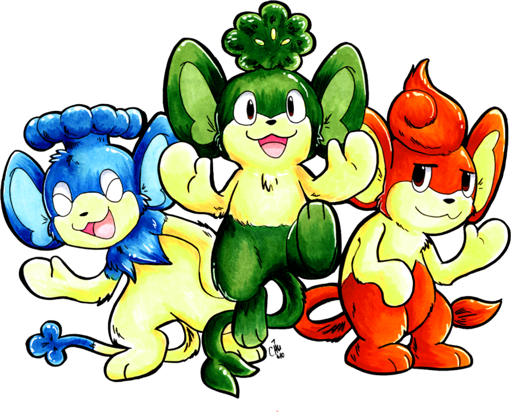 Student Elemental Monkeys By Raizy - Drawing (995x802)