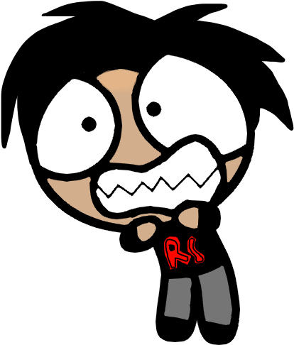 Random Spider Scared By Skullzilla13 - Cartoon (450x500)
