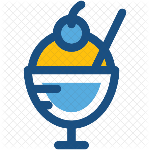 Ice Cream Icon - Emblem (512x512)
