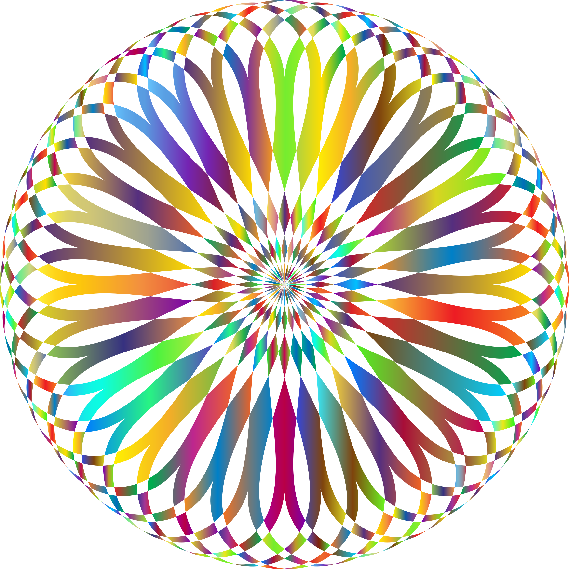 Decorative Mandala Prismatic No Background - Wallpaper (2318x2318)