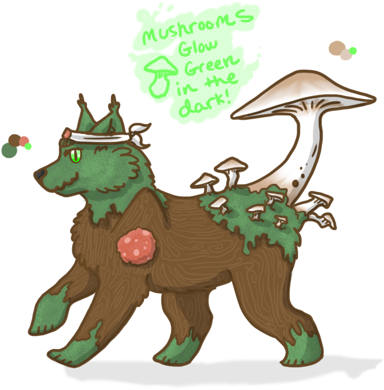 Shroom Hound - Cartoon (800x773)
