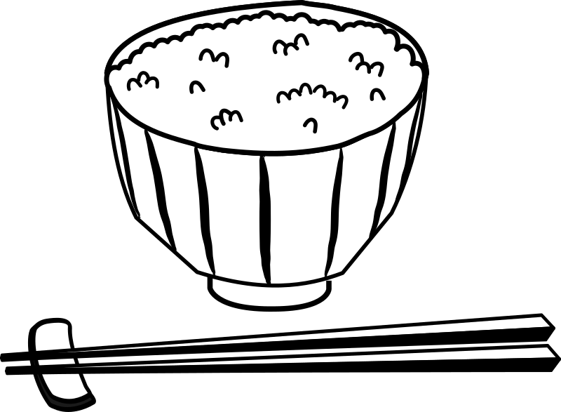 Medium Image - Rice Black And White (800x587)