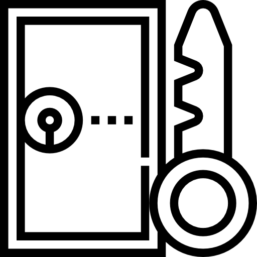 Door Free Icon - Circle (512x512)