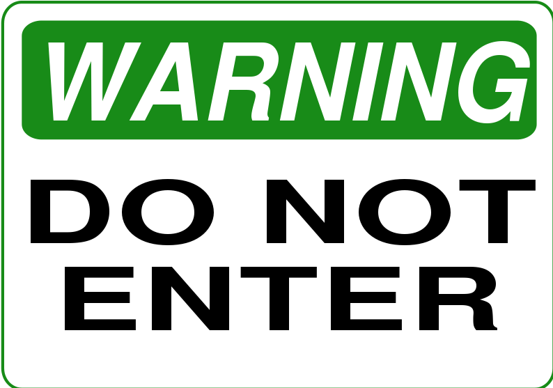 Free Warning - Clip Art (800x566)