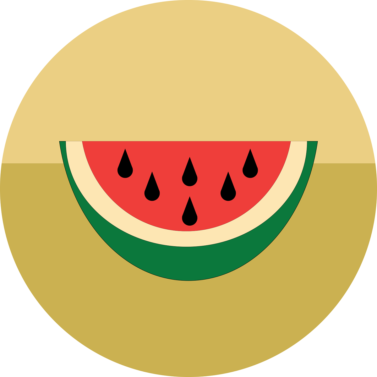 Sketch Watermelon - Watermelon (1200x1200)