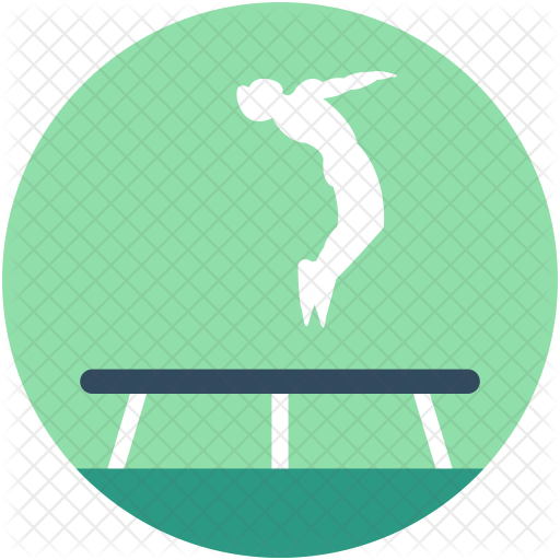 Trampoline Icon - Jumping (512x512)