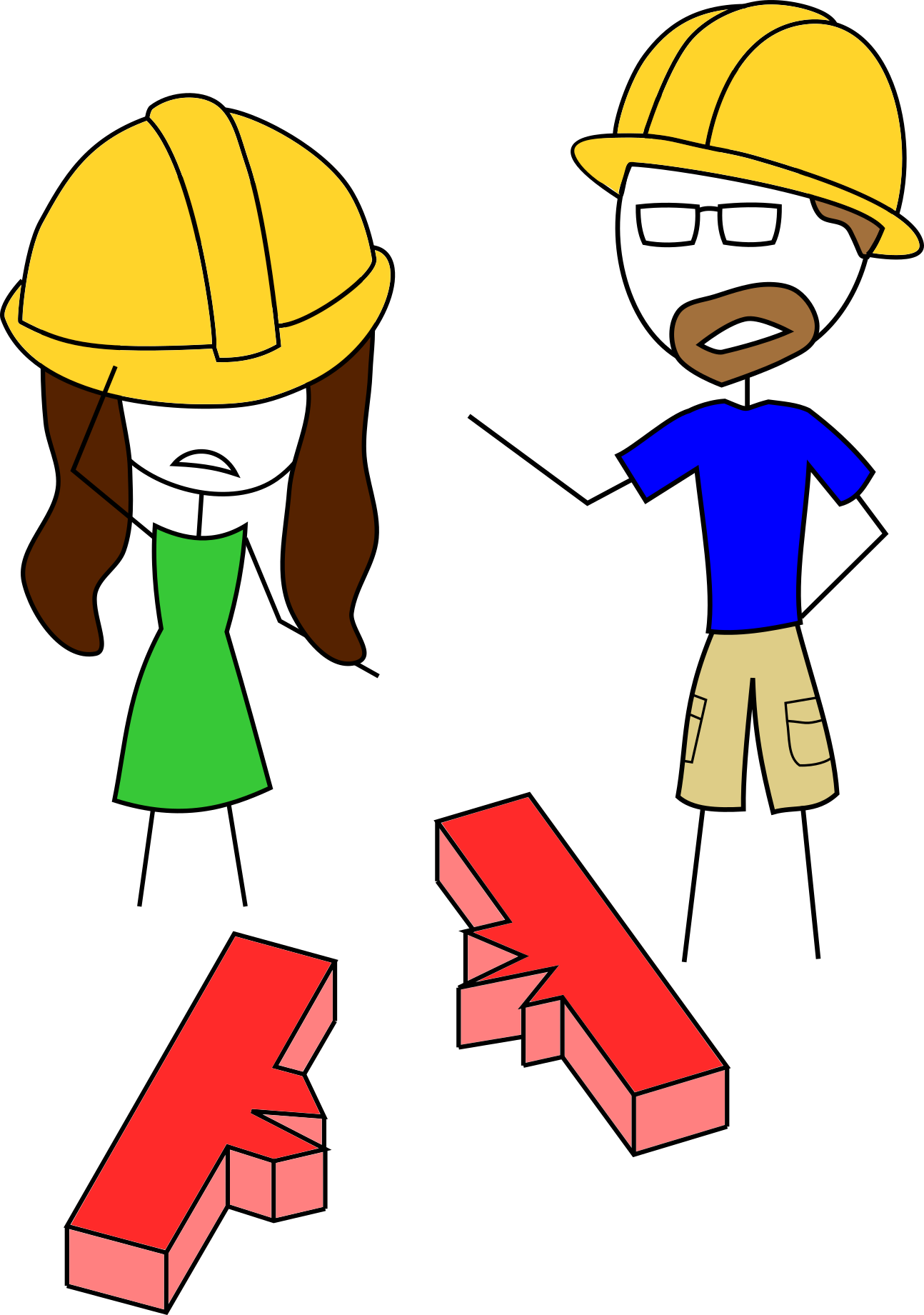 Language Construction - Cartoon (1294x1841)