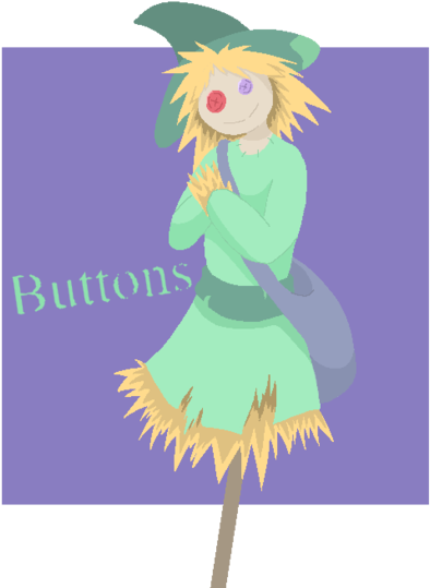 Buttons By Spiderbot1 - Cartoon (600x563)