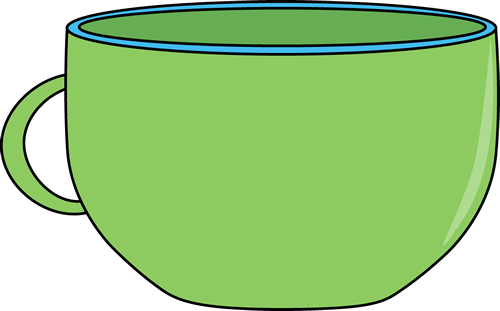 Green Cup - Clip Art (500x311)