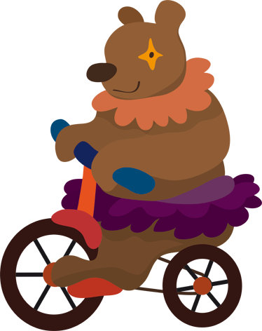 Wall Colour - Cartoon Circus (374x472)