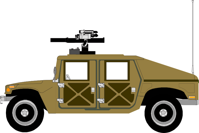 Medium Image - Humvee Clipart (800x534)