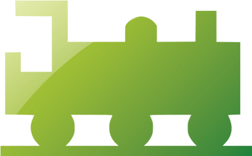 Web 2 Green Train 4 Icon - Graphic Design (512x512)