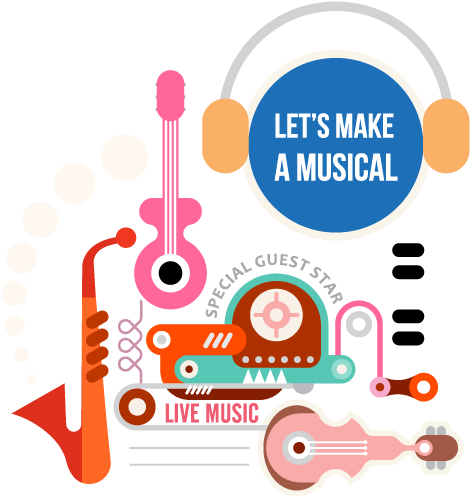 Lets Make A Musical - Music (500x500)