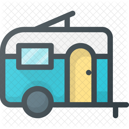 Caravan Icon - Illustration (512x512)