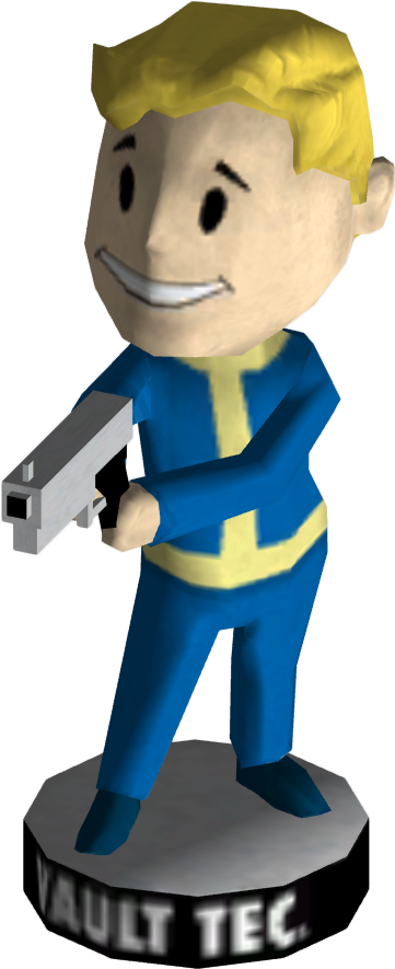 Fallout 3 Luck Bobblehead (500x1000)