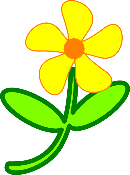 Flower Clip Art (444x600)