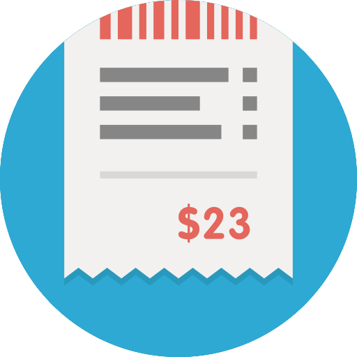 Invoice Bill Icon Vector Illustration - Bill Icon (512x512)