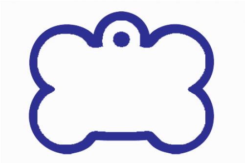 Bone Pet Tag - Pet Tag (500x500)