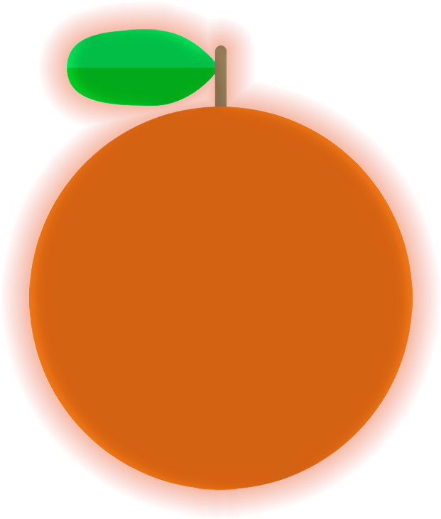 Orange Transparent - Transparency (650x730)