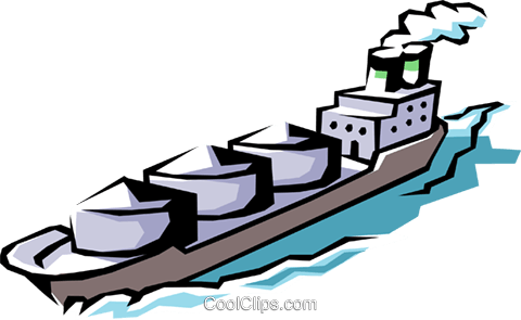 Frachtschiff Clipart - Cartoon (480x295)